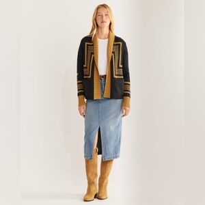 Pendleton Harding Shawl-Collar Open Cardigan Size XXS